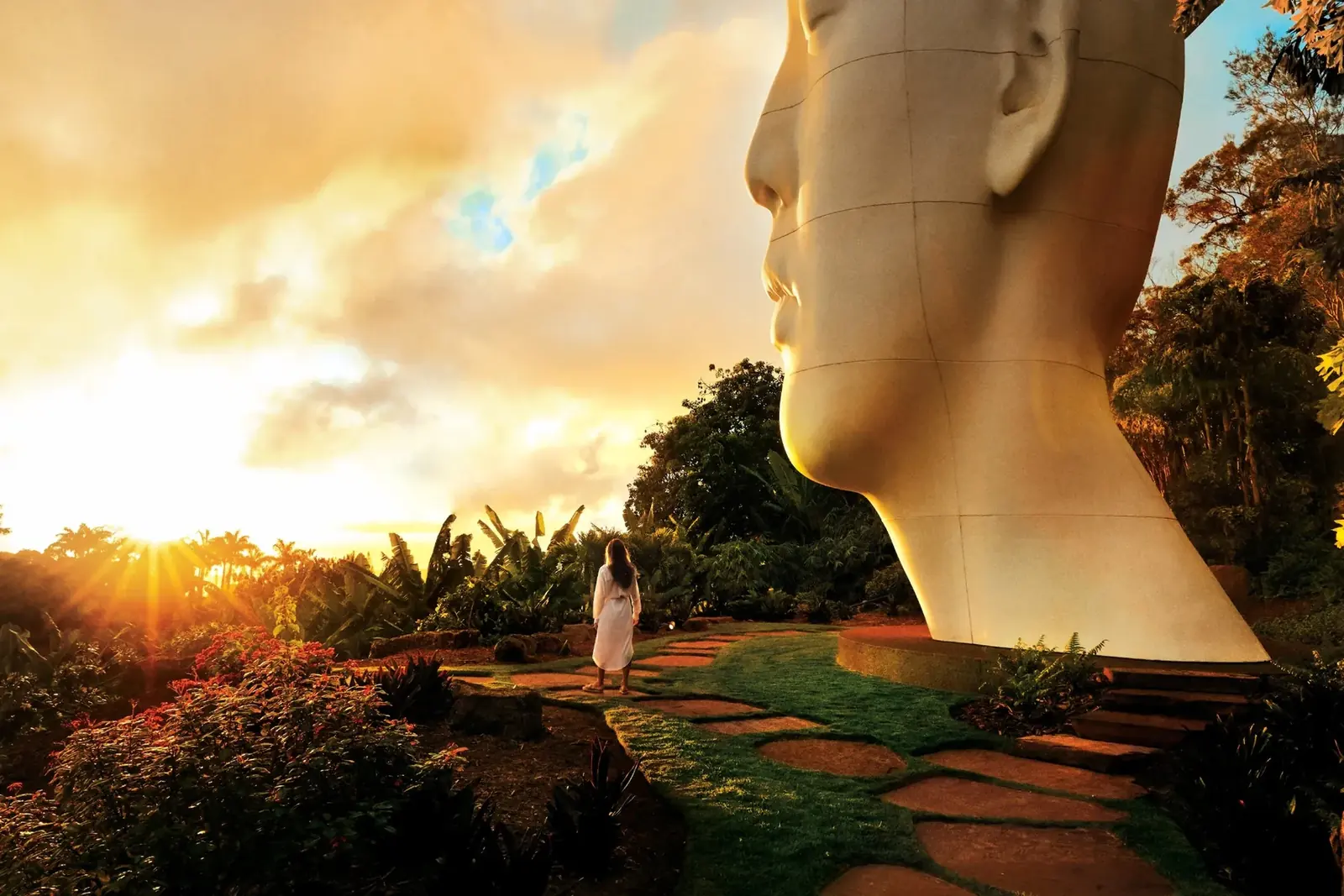 Exclusive art garden retreat