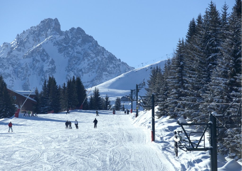 Ski season Courchevel