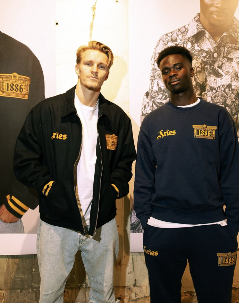 Arsenal and Aries Drop Their First Streetwear Collection