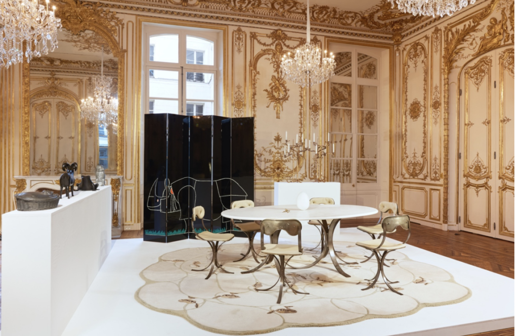 Galerie Mitterrand (Paris) presents Mobilier de salle à manger by François-Xavier Lalanne. Awarded this year's Best
Historical Design Object