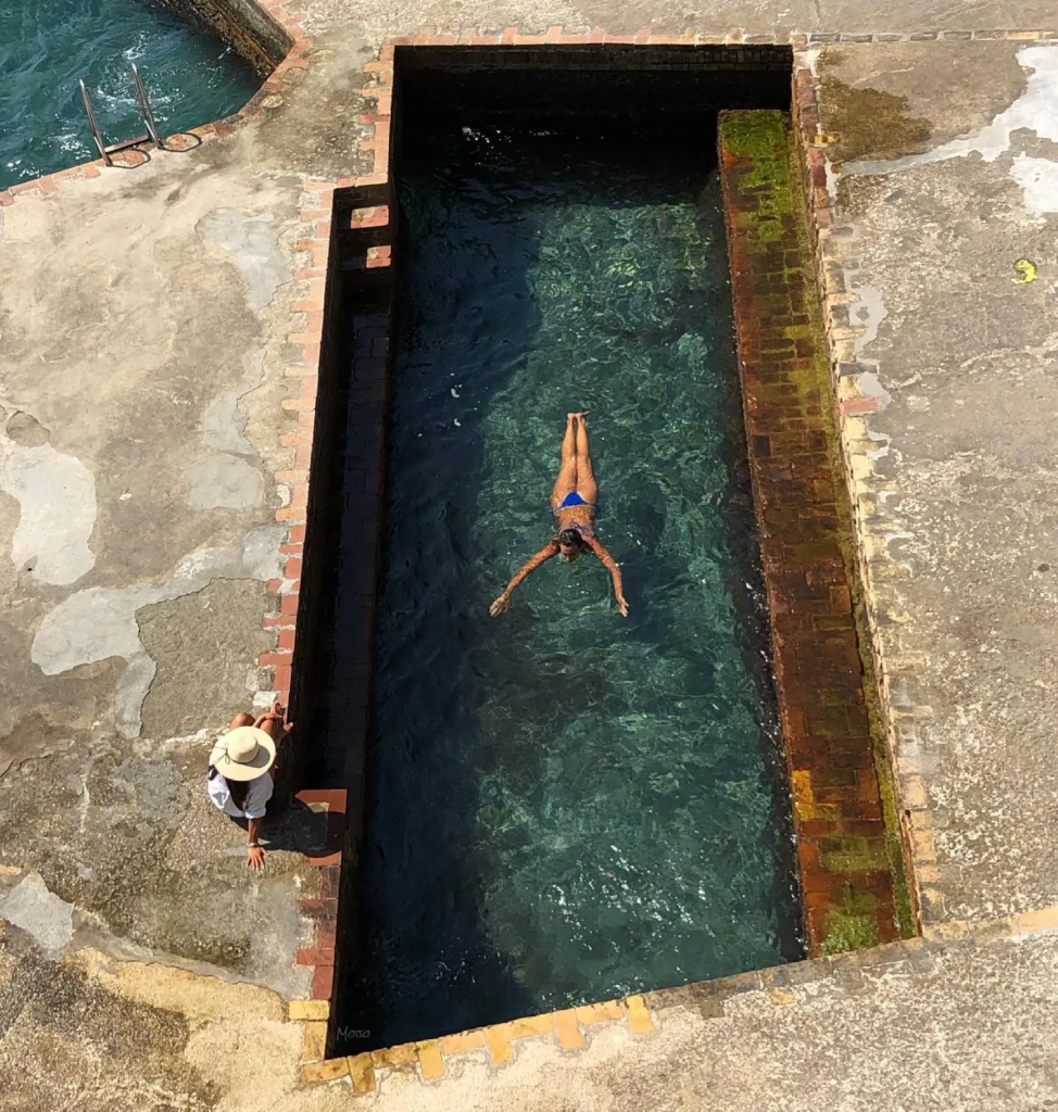 The Riva Verde pool, Parthenope - Paolo Sorrentino