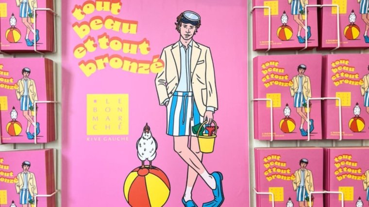 "Tout Beau et Tout Bronzé" Pop-up at Le Bon Marché Rive Gauche