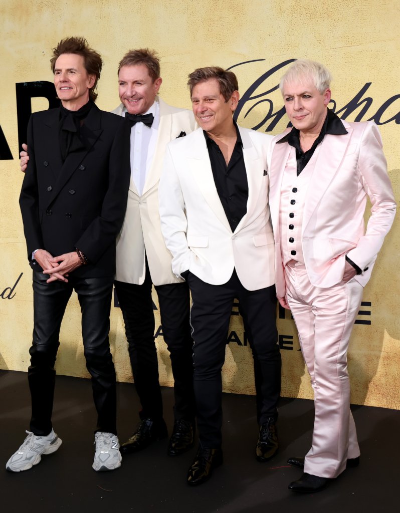 John Taylor, Simon Le Bon, Roger Taylor and Nick Rhodes attend the amfAR Gala Cannes 2025 (Photo by Monica Schipper/Getty Images for amfAR)