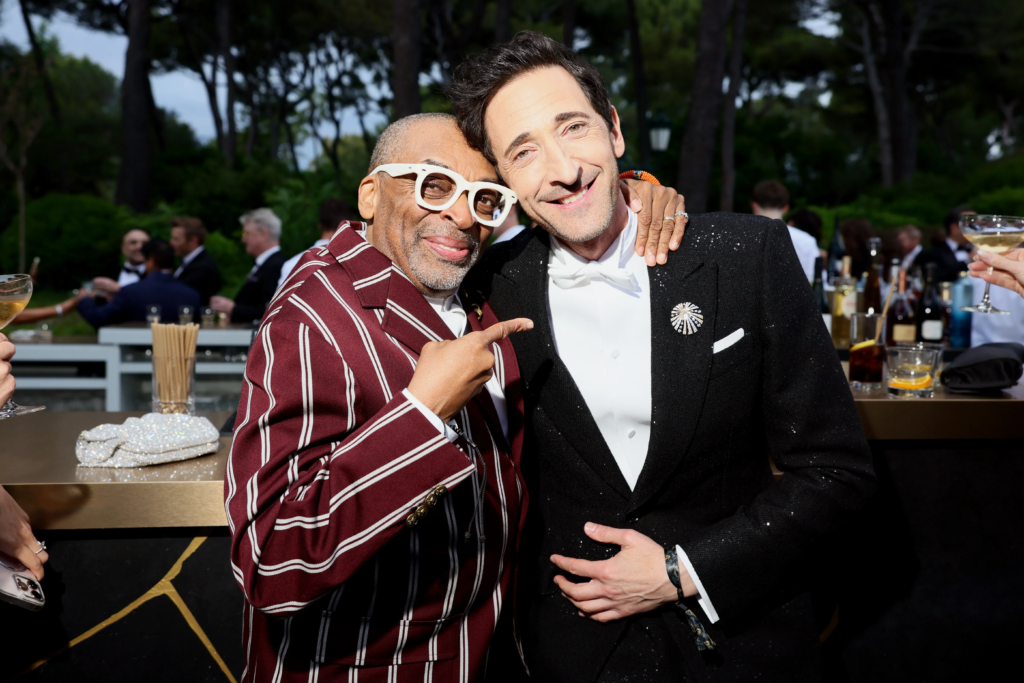 Spike Lee and Adrien Brody attend the amfAR Cannes Gala at Hotel du Cap-Eden-Roc.
Getty Images for amfAR