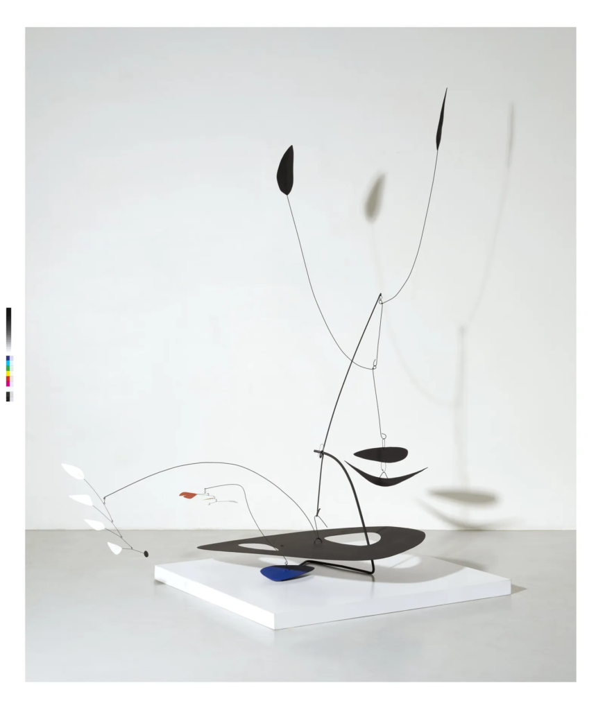Alexander Calder, Lily of Force, 1945. Sheet metal, wire, rod and paint, 270 x 250 x 160 cm. Fondation Louis Vuitton. © 2025 Calder Foundation, New York / ADAGP, Paris